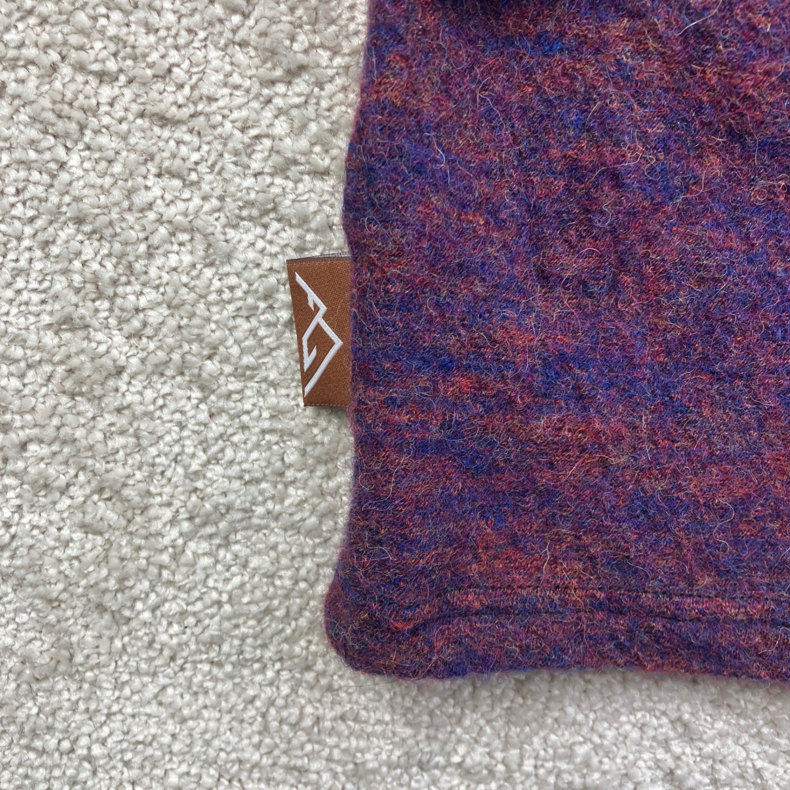 Appalachian Gear Company Men Xl Hoodie Purple 100% Alpaca Wool All-Paca Layer — image 6 of 6